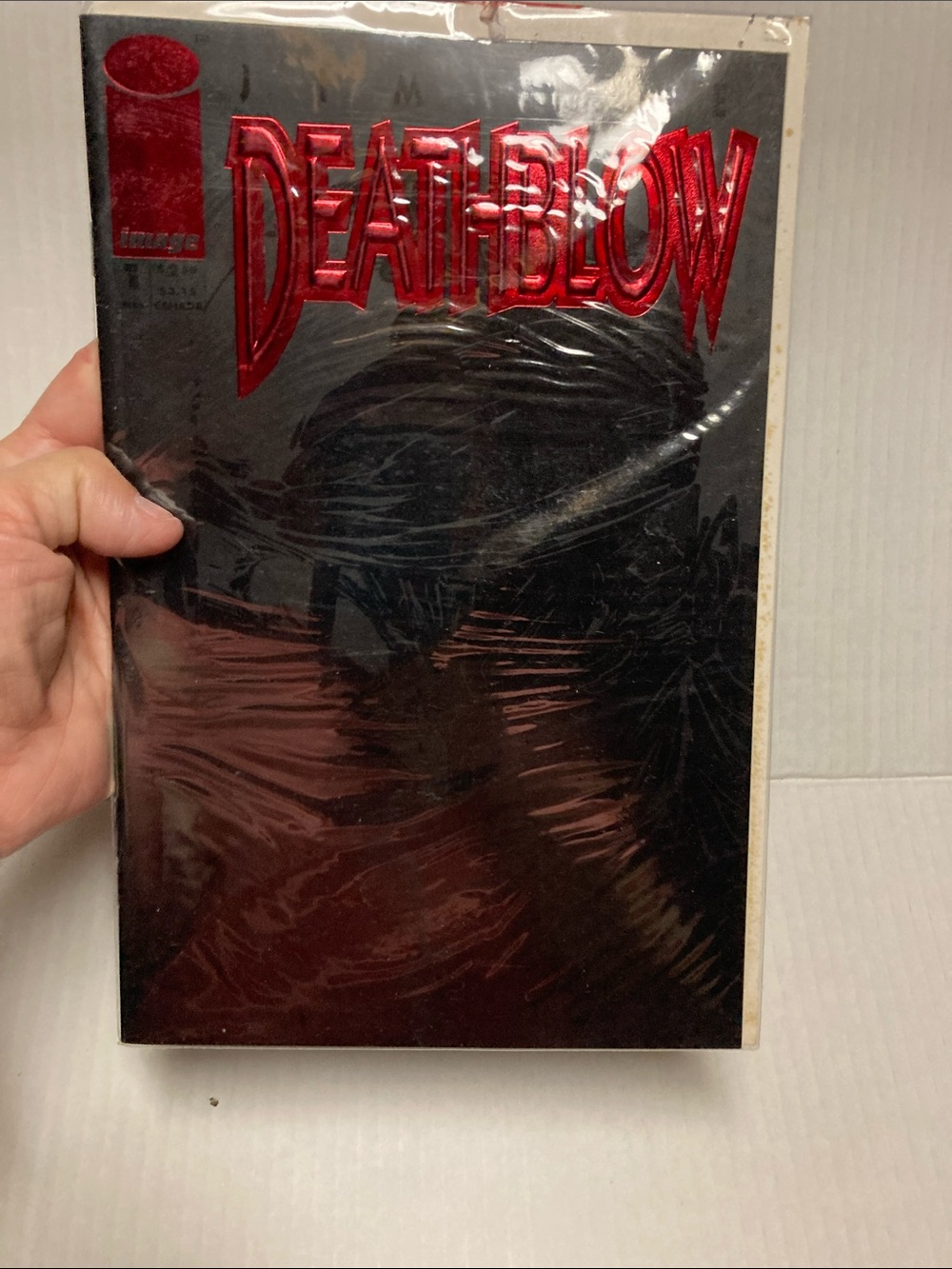 DEATHBLOW Comic Book - - Black & Red Cover